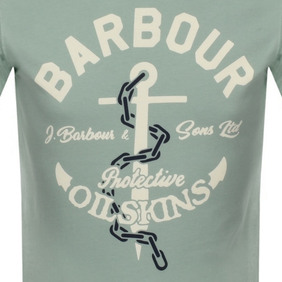 Alternative Image for ProductBarbour Amble T Shirt Green3
